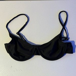 black underwire bikini top